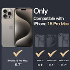 MagSafe Compatible Magnetic Phone Case | Military-Grade Protection for iPhone 15 Series