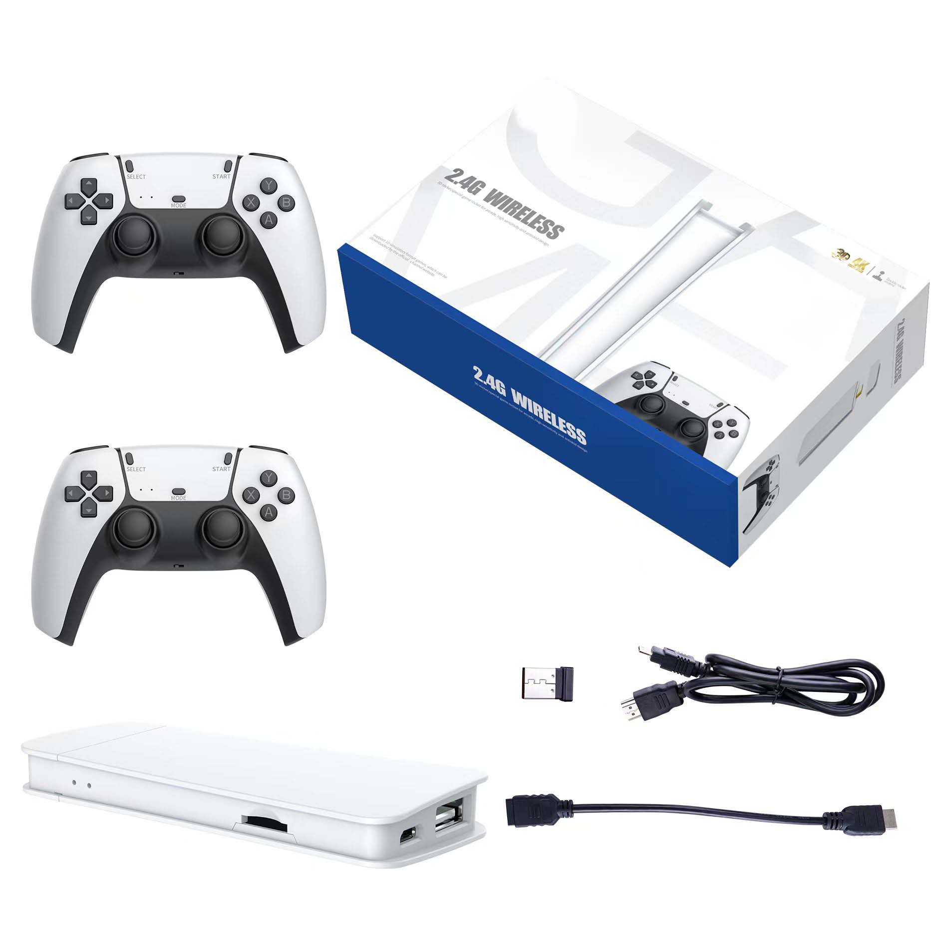 Newest 64G TV M15 Game Stick – Lite 4K Retro Game Console with 20,000 Built-In Games