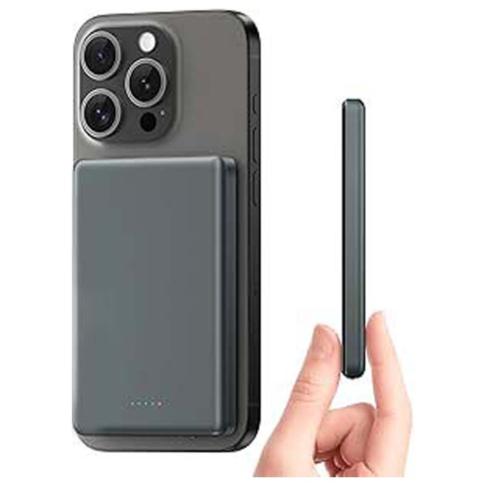 MagSafe External Battery – 5000mAh Magnetic Wireless Portable Charger with Fast Charging Technology