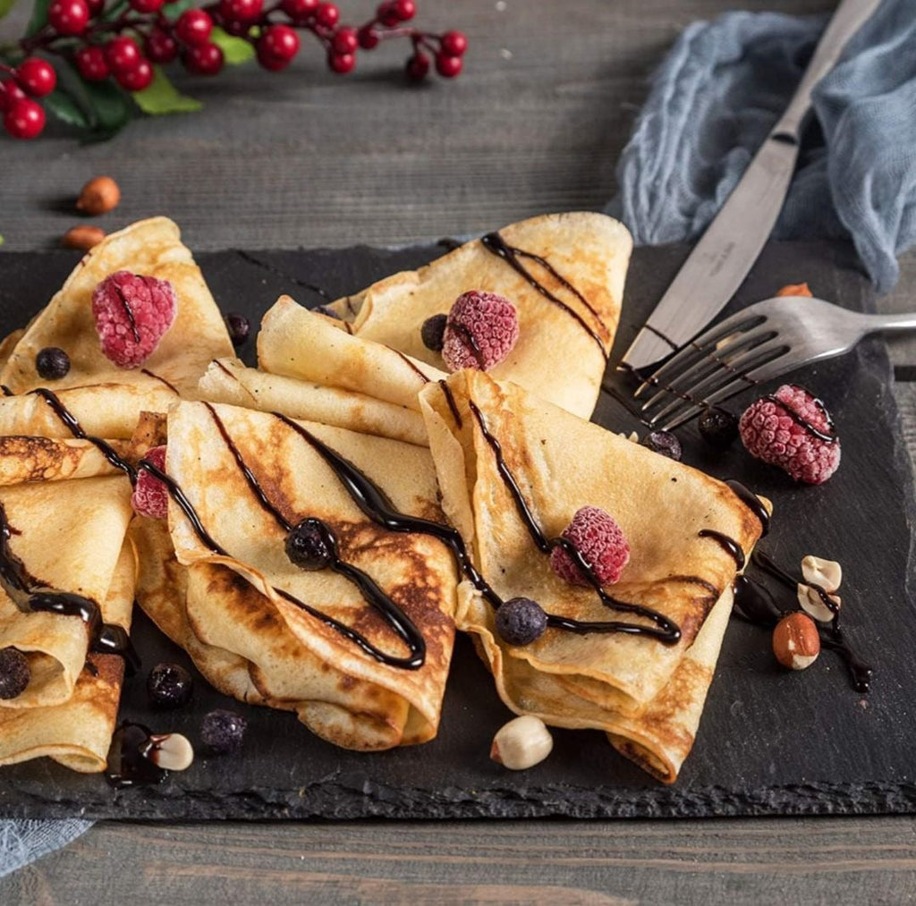 Electric Pancake & Crepe Maker with Auto Power-Off | Non-Stick Hot Plate Cooktop with Automatic Temperature Control