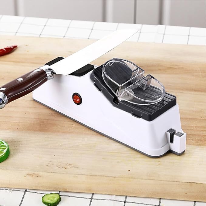 Premium Electric Knife Sharpener – Durable USB-Powered Sharpener for Safe and Stylish Knife Maintenance