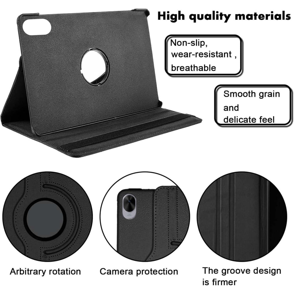 360° Rotating Leather Case for Huawei MatePad Air 11.5" – [Multi-Colour] Stand Cover with Auto Wake/Sleep & Multi-Angle Viewing Protection