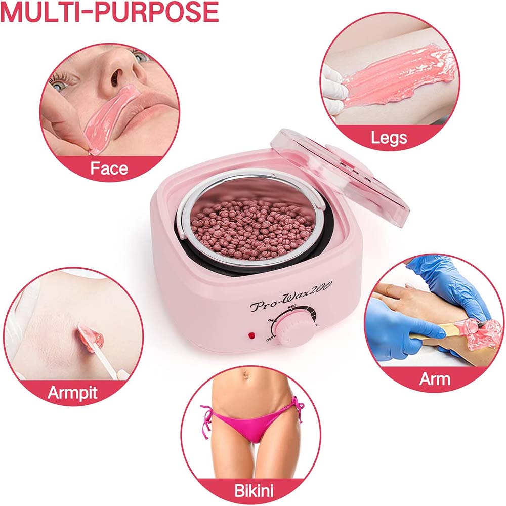 200 Pro Professional Wax Heater – Salon-Grade Hair Removal Wax Warmer Machine with Adjustable Temperature Control for All Wax Types, Ideal for Home or Spa Use