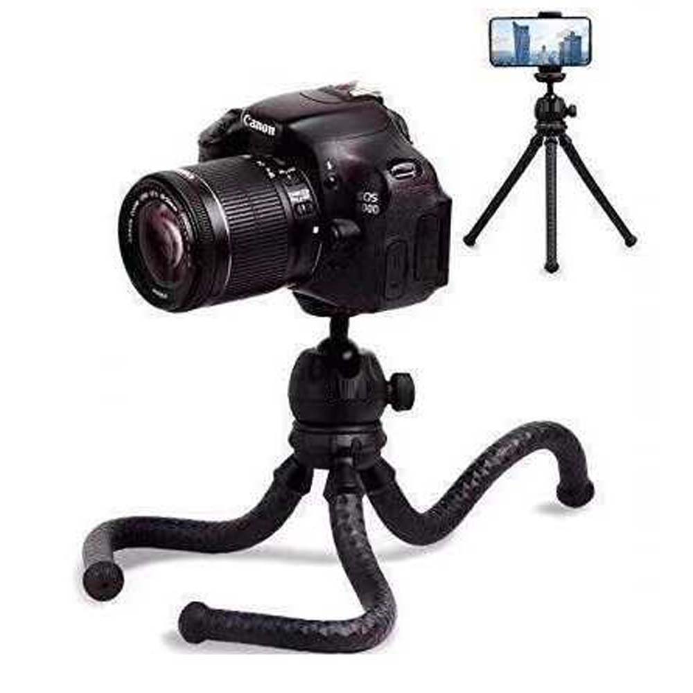 Mini Flexible Tripod – Portable Phone & Camera Stand with Adjustable Bendable Legs | Universal Mount for Tabletop, Vlogging, Selfies, YouTube & Photography (Lightweight & Durable)
