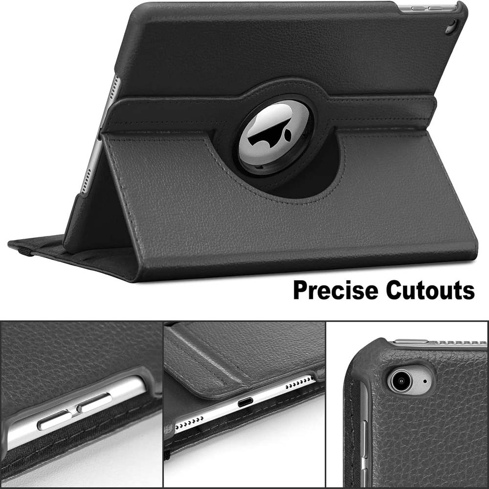360° Rotating Case for iPad Air 1 & 2 / 9.7" – Auto Sleep/Wake Stand Cover with Multi-Angle Viewing (Multi Colour)