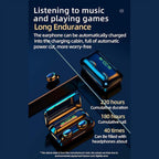 F9-5 Bluetooth Earbuds with 3500mAh Power Bank – Waterproof Wireless 8D HiFi Stereo Earphones with LED Display, Compatible with iPhone, Android & PC