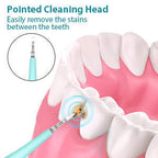 Electric Dental Calculus Remover – Sonic Tooth Tartar & Plaque Removal Kit, Safe Stain Cleaner for Adults & Kids – Multi-Speed Oral Care Tool