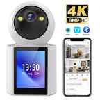 4K 6MP Smart PTZ IP Camera – AI Human Detection, Color Night Vision, Two-Way Audio & One-Click Video Calling for Advanced Home Security
