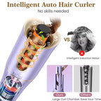 2-in-1 Electric Hair Styler – Rotating Curling Iron & Straightener Brush with Negative Ion Technology for Smooth, Shiny Hair (Multicolor Styling Tool)