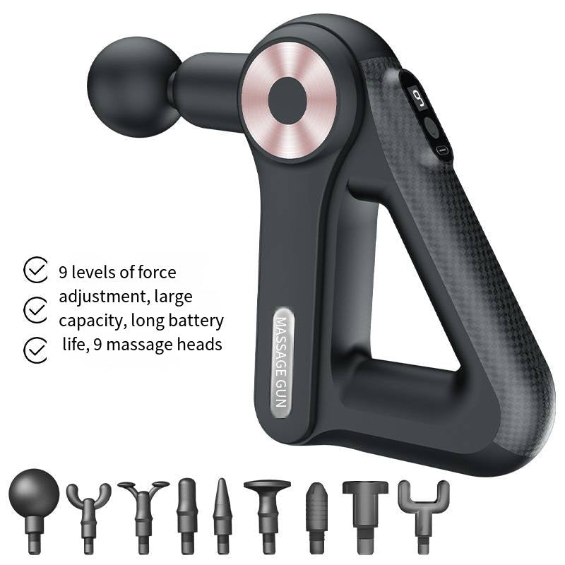 Rechargeable Electric Muscle Massager | Portable Cordless Massage Gun for Body & Head | Deep Percussion Therapy for Pain Relief, Relaxation & Post-Workout Recovery