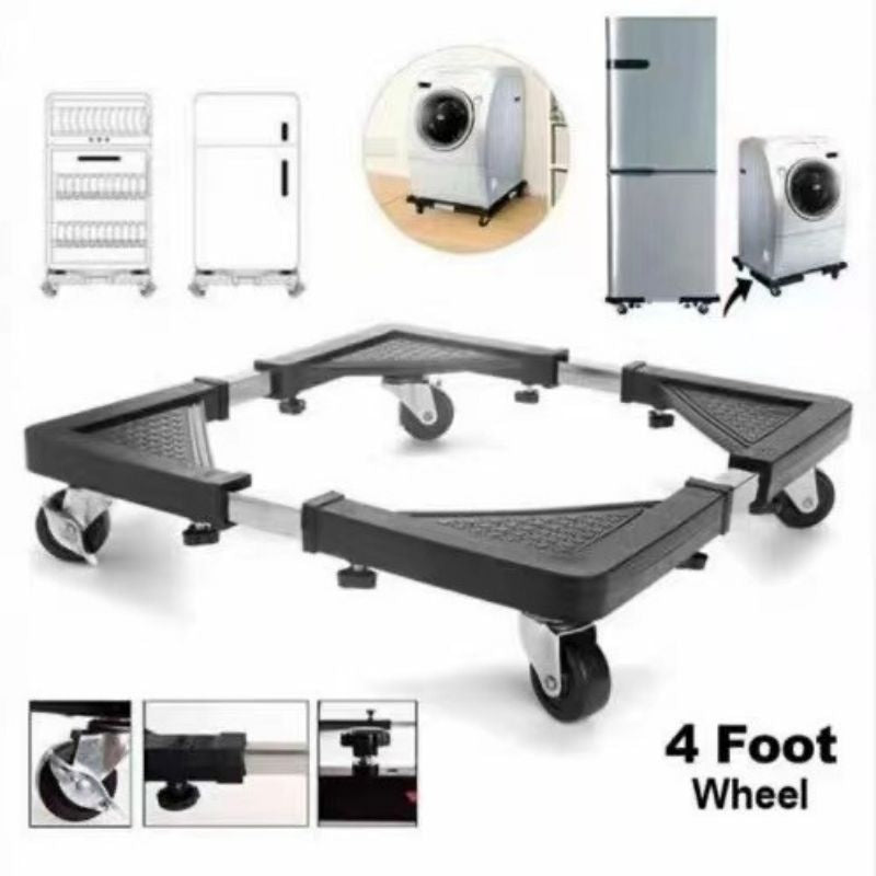 Adjustable Appliance Trolley with Wheels – Universal Rolling Stand for Refrigerator, Dishwasher, Air Cooler with Front & Top Load Support and Easy Mobility