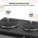 OE-1415 35L Electric Oven Toaster Grill – 6-in-1 Countertop Oven with Convection, Rotisserie, Pizza Function, Adjustable Temperature, Timer, Versatile Cooking Appliance