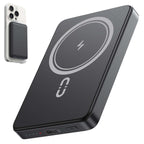 Magnetic Power Bank 5000mAh – 15W Ultra Slim Wireless Charger | MagSafe Compatible Fast Charging for iPhone, Android, and Other Qi-Enabled Devices