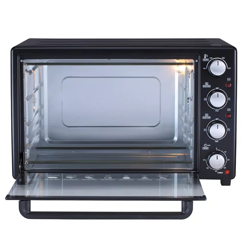 OE-1417 42L Electric Oven Toaster Grill – Multi-Function Convection Countertop Oven with Rotisserie, Baking, Broiling, Toasting, Adjustable Temp & Timer Control