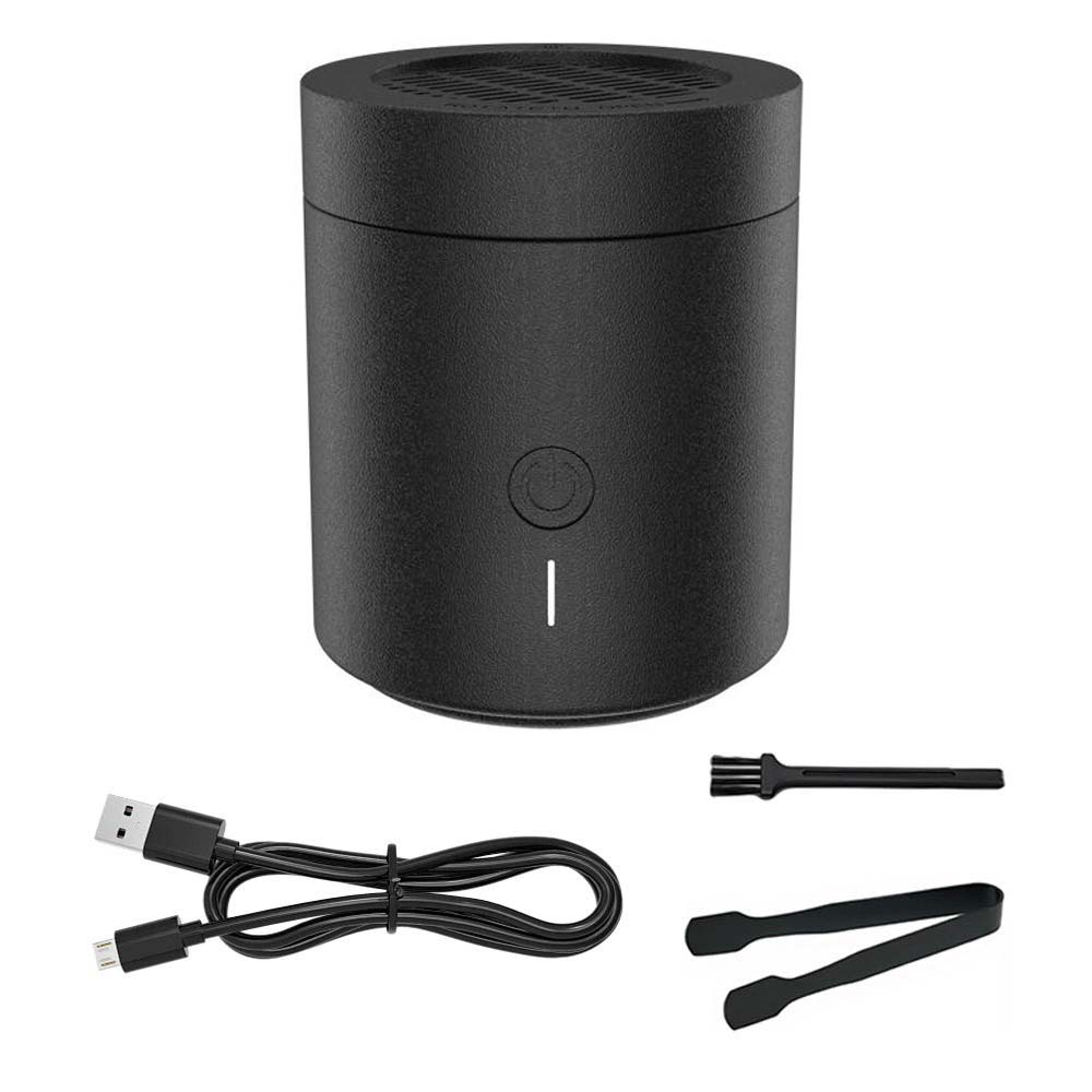 Charcoal Arabic Bakhoor Burner | Portable Electric Incense Heater for Middle Eastern Oud & Bakhoor | Safe, Smokeless Traditional Scent Diffuser for Home, Car & Office