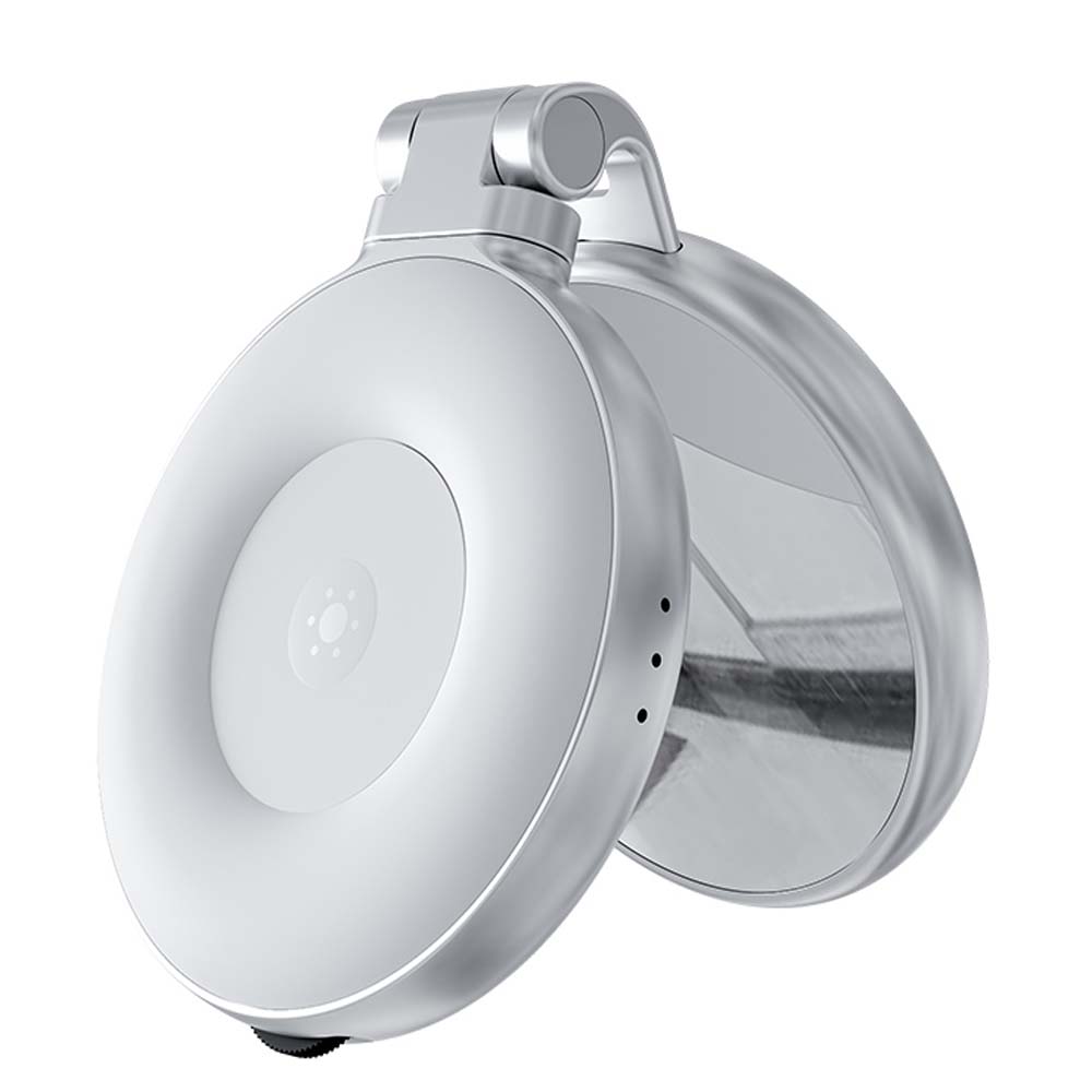 C03 Magnetic Selfie Light | CRI97 LED Ring Light with 360° Rotation & Built-In Mirror | Perfect for Selfies, TikTok, Videos, Makeup & Zoom Calls