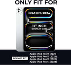 iPad Pro 11" (2024 M4) Case – 360° Rotating Smart Folio with Auto Sleep/Wake, Multi-Angle Stand & Full Protection (Multi Colour)