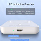 YP29 Magnetic Power Bank – 5000mAh Portable Wireless Charger, MagSafe-Compatible Slim Battery Pack for iPhone & Smartphones, Compact Travel-Friendly Charging Solution