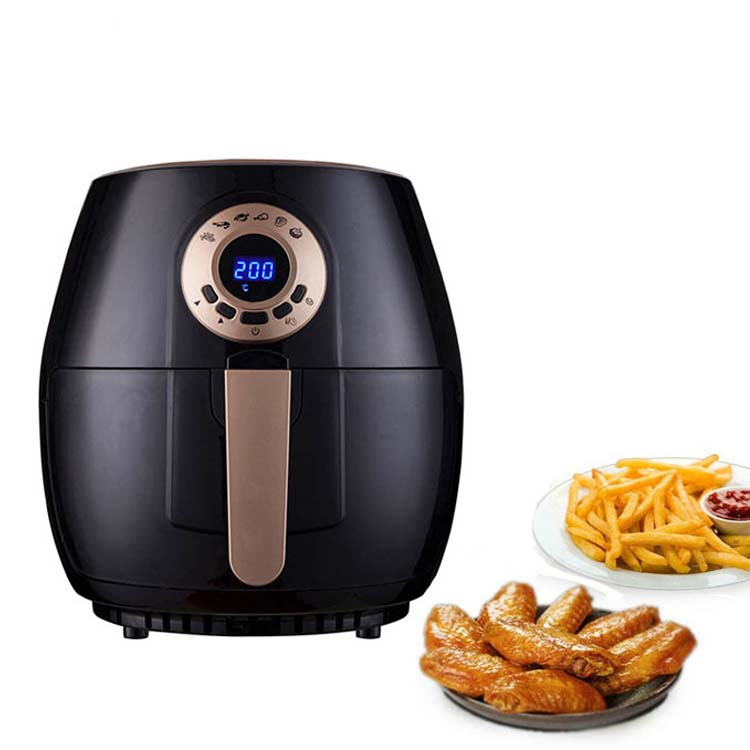 4.5L Digital Air Fryer – 2400W Oil-Free Cooker with LED Touch Screen, 8 Presets, Fast Heating for Easy, Healthy Family Meals Every Day