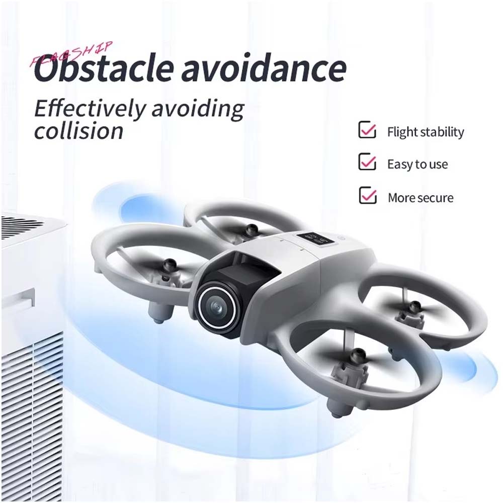 4K Camera Drone with HD FPV | Mini Quadcopter Toy for Beginners | 6-Axis Gyro, Remote Control, Cool LED Lights, Stable Flight & Easy Operation