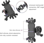 C66 Bike & Motorcycle Phone Holder | 360° Adjustable Mount for iPhone, Samsung, Huawei, and More