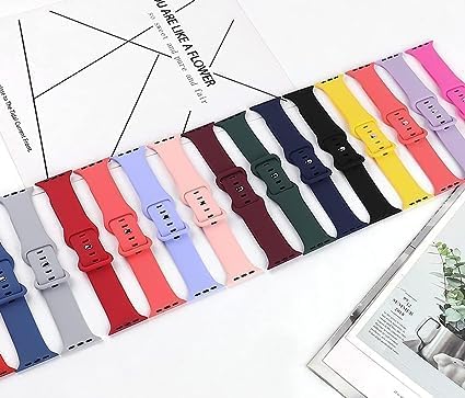 Silicone Strap Wristbands | Sport Replacement Bands for 42/44mm Series Watches