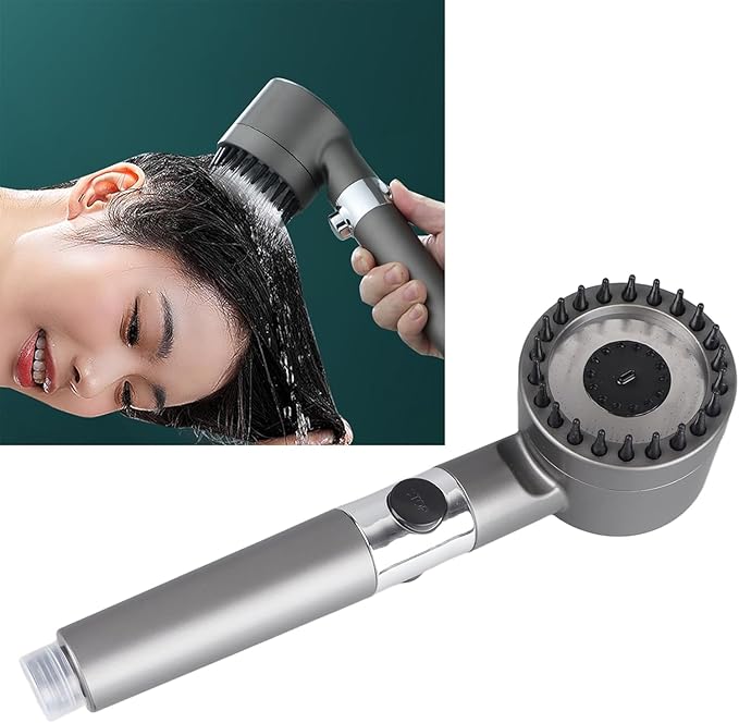 Adjustable High-Pressure Shower Head with Water-Saving Filter | Eco-Friendly Spa Experience
