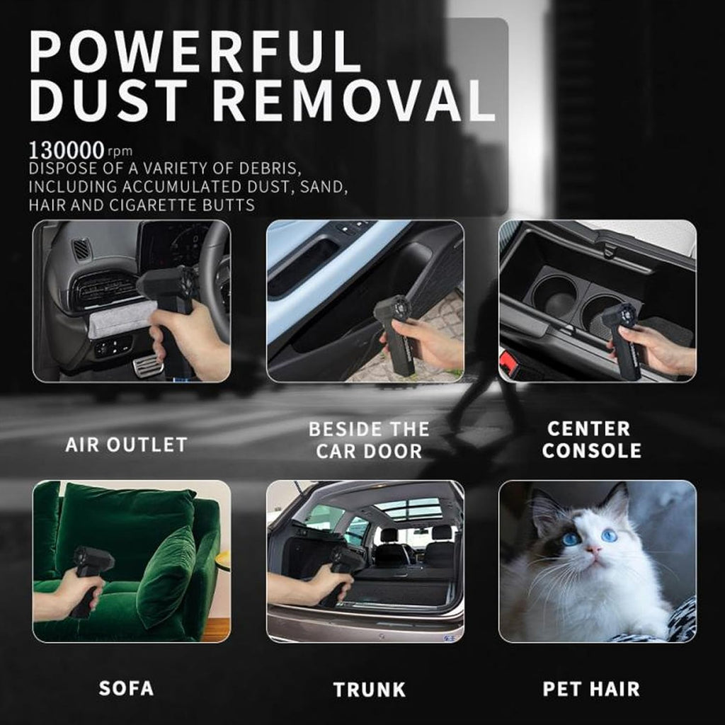 Powerful LED Electric Blower | Jet Dry Cleaner for Keyboards & Electronics | Portable Dust Remover with High Airflow Precision