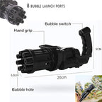 8-Hole Automatic Bubble Toy | Outdoor Electric Bubble Machine for Kids’ Endless Fun