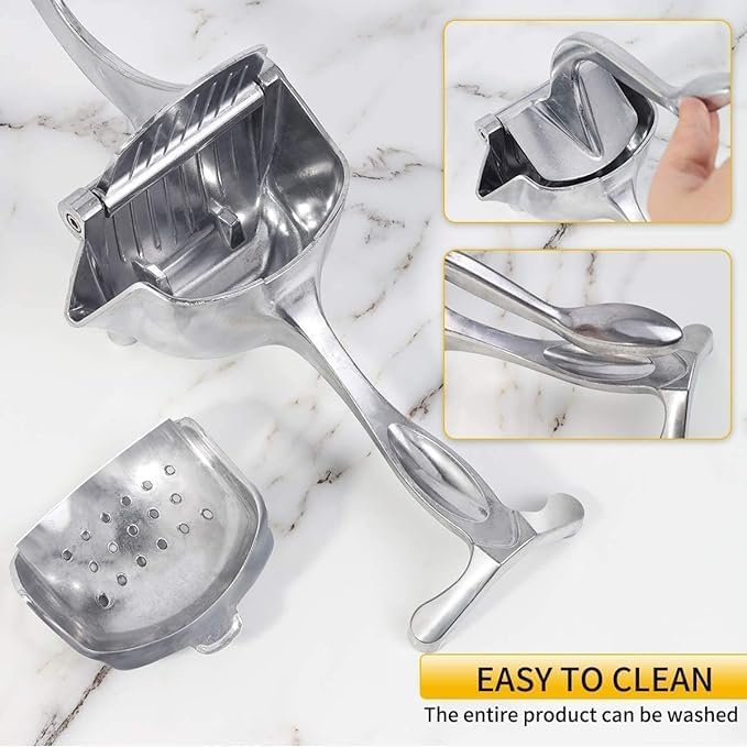 Manual Fruit Juicer | Hand-Operated Steel Handle for Fresh Orange & Lemon Juice