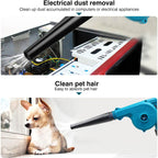 Cordless Leaf Blower | 21V 2-in-1 Blower Vacuum | Lightweight, Battery-Powered Handheld Air Blower for Leaves, Debris, and Dust Removal