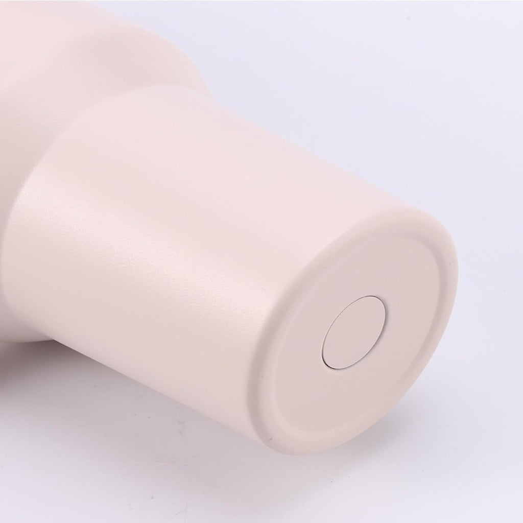 Stainless Steel Vacuum Mug with Screw Lid & Straw – Sweat-Proof, Leak-Proof Travel Flask