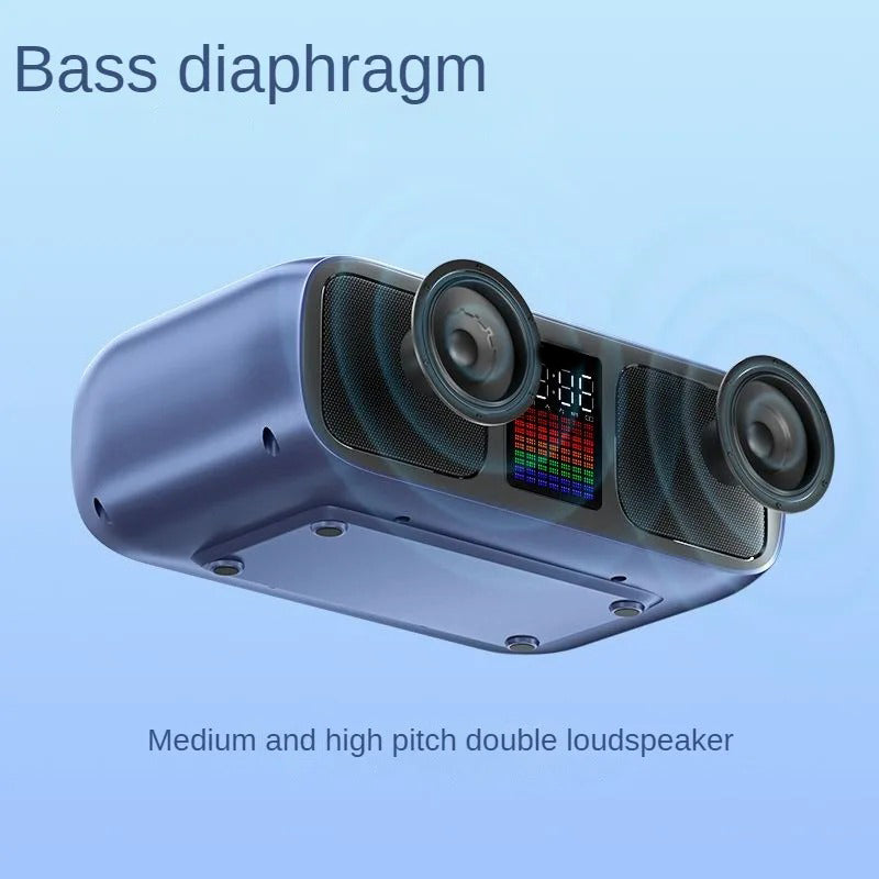 S39 Karaoke Speaker | All-In-One Wireless Entertainment System with Dual Horns & Microphones