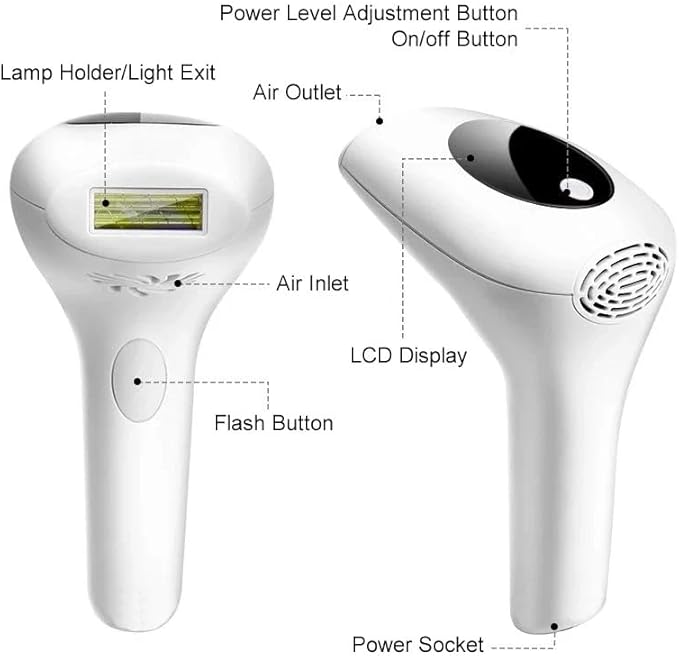 Hair Removal Device – Advanced Laser Hair Removal System for Painless, Permanent Results at Home