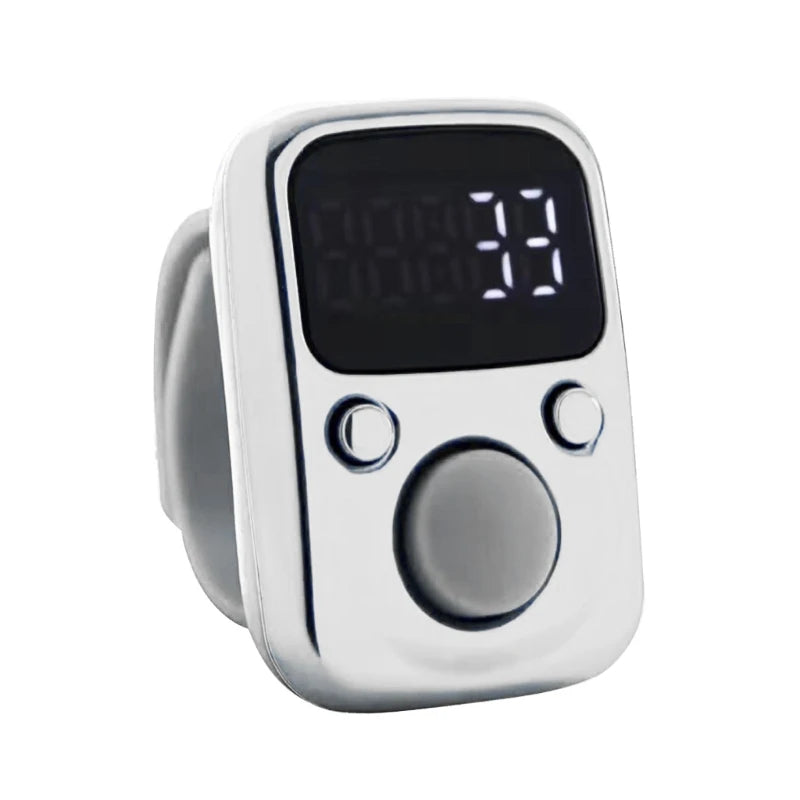 Digital LED Hand Tally Counter | Rechargeable Electronic Clicker with Luminous Display