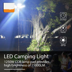 360° LED Camping Light | Adjustable RF-Controlled Fishing Rod Lamp | 12V Multifunction Outdoor Light