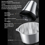 2-in-1 Stainless Steel Electric Meat Grinder & Food Processor – 6 Blades, 3.8L Capacity, Powerful Motor for Efficient Home and Restaurant Food Preparation