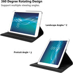 360° Rotating PU Leather Stand Case for Galaxy Tab A 7.0" 2016 – Full Protection Cover Compatible with SM-T280/T285 (Multi-View Function)