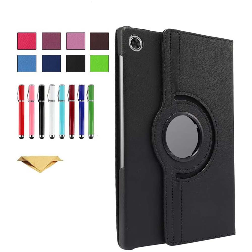 360° Rotating PU Leather Cover for Lenovo Tab M10 FHD Plus 10.3" – TB-X606F/X606X with Foldable Stand & Auto Wake/Sleep Function