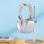 Adjustable Aluminum Headphone Stand – Anti-Slip Desktop Organizer with Storage Shelf | Universal Headset Holder for Gaming, Studio & Office Accessories (Durable & Sleek Design)