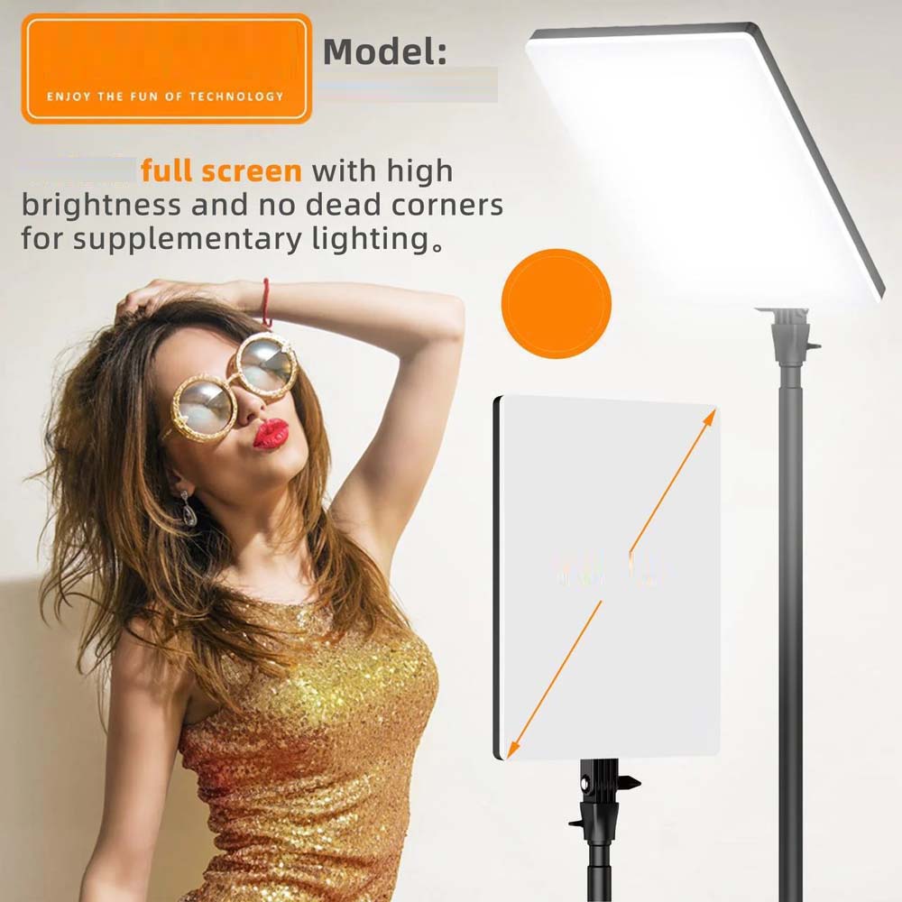 Live P24 Professional LED Fill Light – 20" Dimmable Studio Lighting Panel with Adjustable Brightness & Color, Perfect for Photography, Videography, Live Streaming & Content Creation