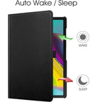 360° Swivel PU Leather Case for Galaxy Tab S5e 10.5" – Auto Sleep/Wake Cover Compatible with SM-T720/T725/T727 (Multi-Angle Stand)