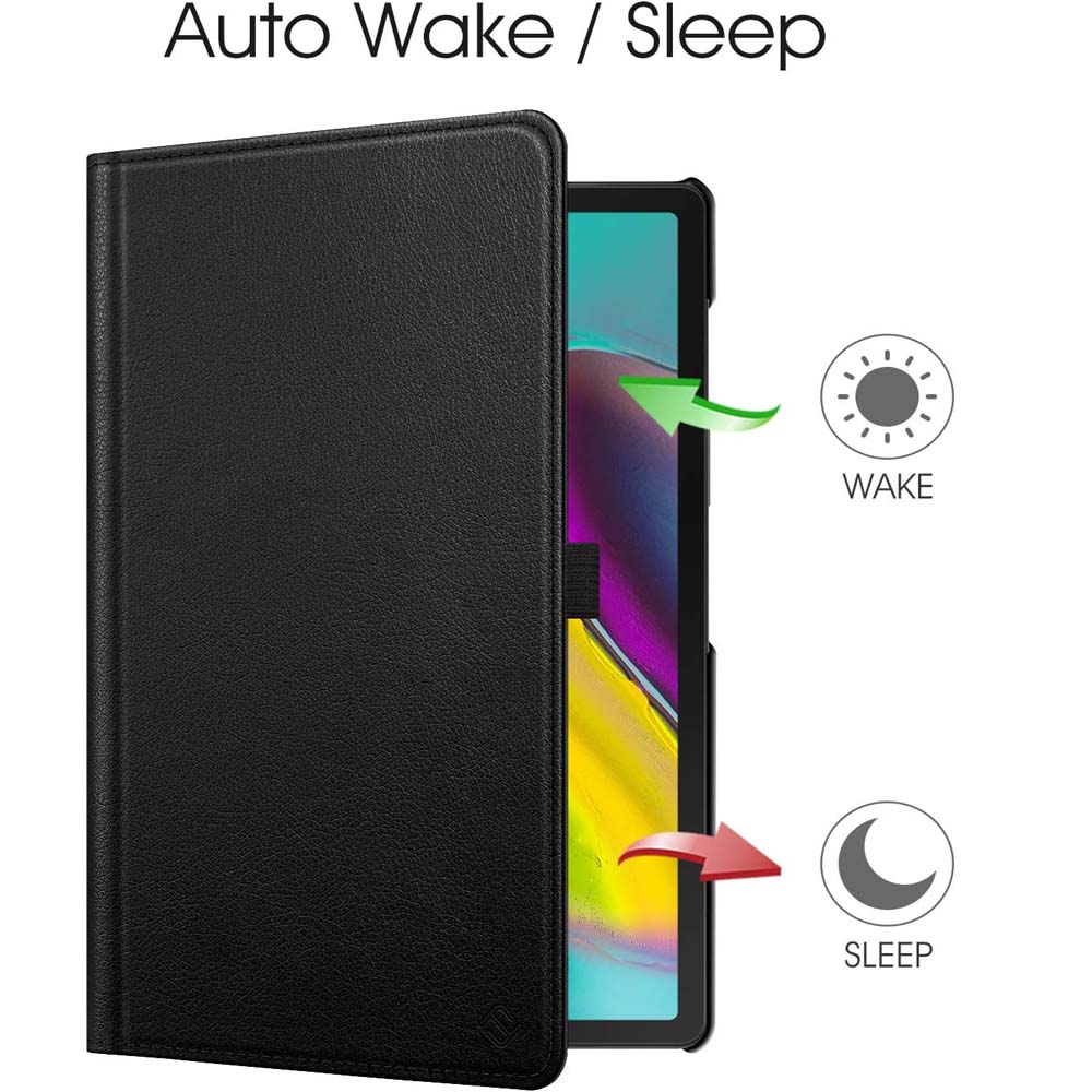 360° Swivel PU Leather Case for Galaxy Tab S5e 10.5" – Auto Sleep/Wake Cover Compatible with SM-T720/T725/T727 (Multi-Angle Stand)