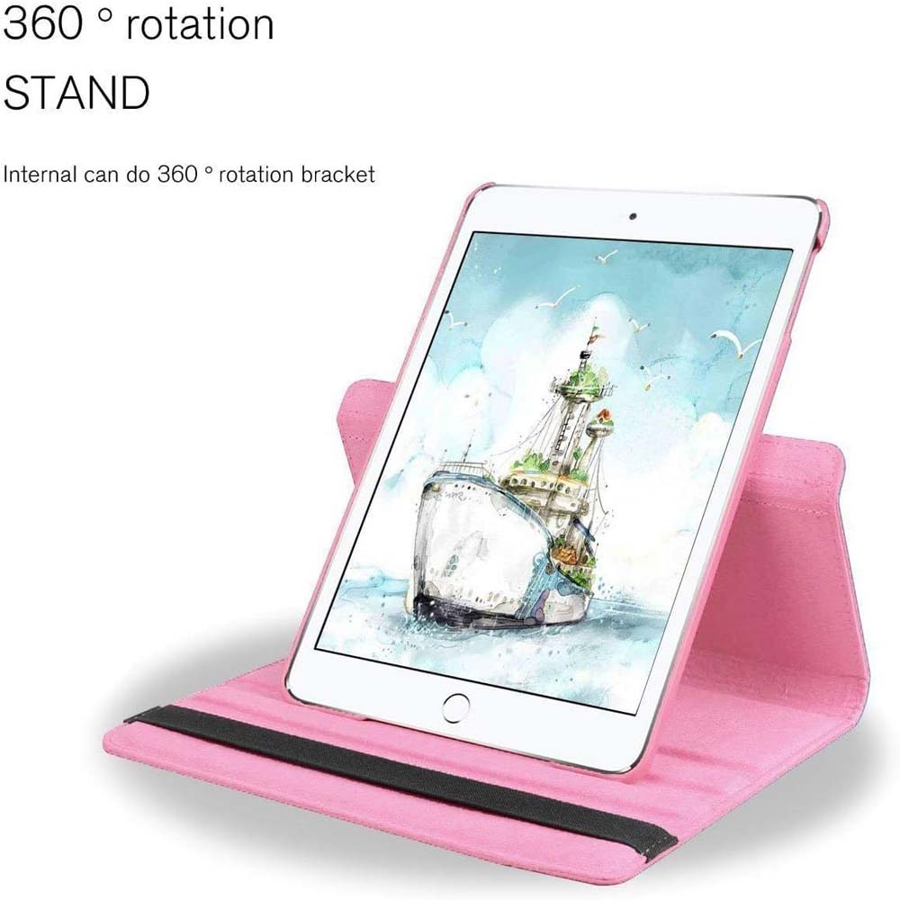 360° Rotating Stand Case for iPad 2/3/4 – PU Leather Smart Cover with Auto Wake/Sleep & Multi-Angle Viewing Stand (Multi Colour)