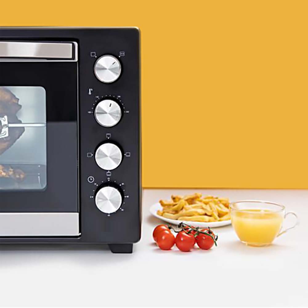 OE-1416 35L Multifunctional Convection Oven – Electric Countertop Oven with Rotisserie, Pizza Maker, Baking, Grilling, and Toasting Functions for Versatile Cooking
