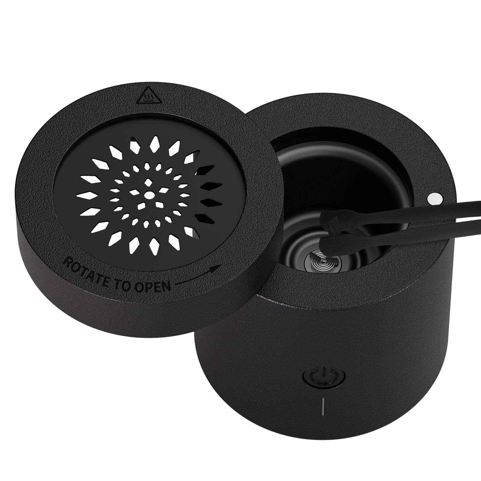 Charcoal Arabic Bakhoor Burner | Portable Electric Incense Heater for Middle Eastern Oud & Bakhoor | Safe, Smokeless Traditional Scent Diffuser for Home, Car & Office