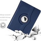 iPad Pro 12.9" Case (2015–2017) – 360° Rotating Wallet Folio with Auto Sleep/Wake, Card Slots & Shockproof Protection (Multi Colour)