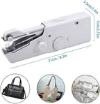 Mini Portable Handheld Sewing Machine | Cordless Electric Quick Stitch Tool for Clothes, Fabric & Travel Repairs | Lightweight, Easy-to-Use Sewing Device for Beginners