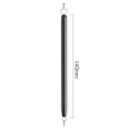 ST01 Dual-Tip Stylus Pen – Precision Capacitive Touchscreen Stylus with Fine Tip & Soft Mesh Tip for Tablets, PCs, Smartphones & Drawing Apps (Black)