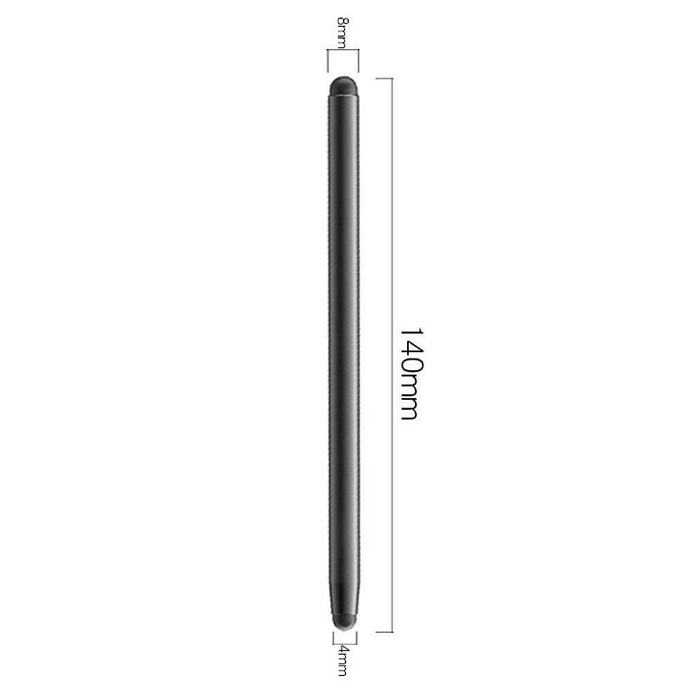 ST01 Dual-Tip Stylus Pen – Precision Capacitive Touchscreen Stylus with Fine Tip & Soft Mesh Tip for Tablets, PCs, Smartphones & Drawing Apps (Black)